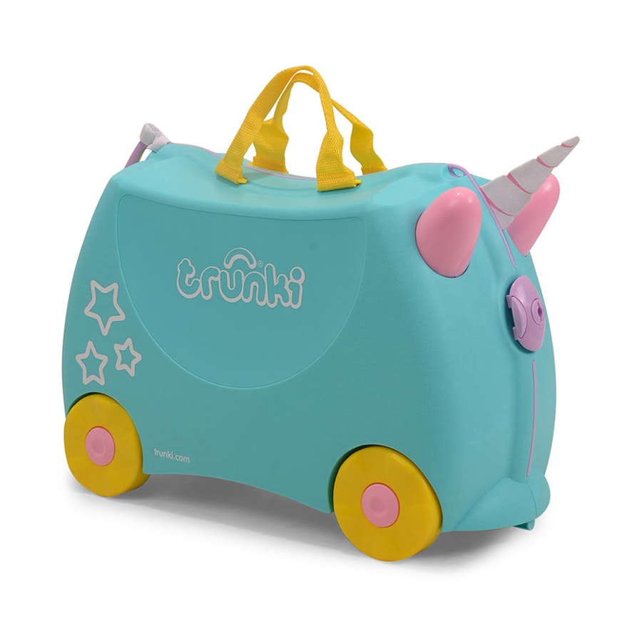 Trunki Una The Unicorn Kids Suitcase Aqua Aqua