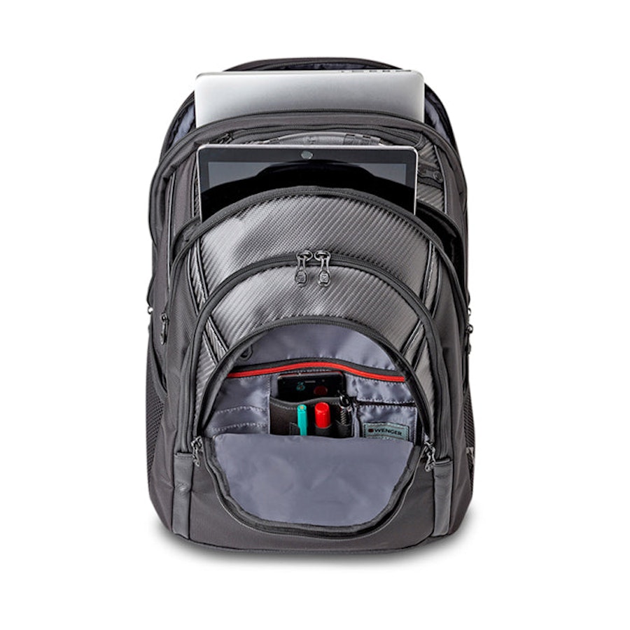 Wenger Ibex 17" Laptop Backpack Black Black