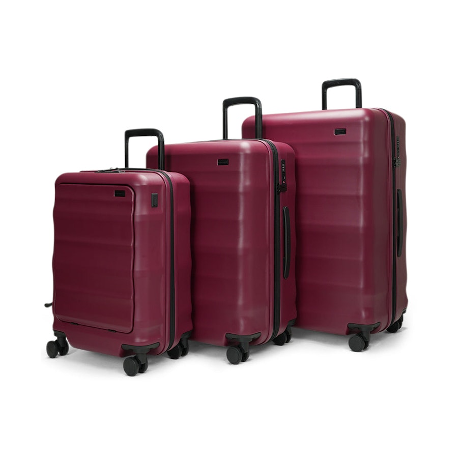 Luna-Air Front Access Set of 3 Merlot
